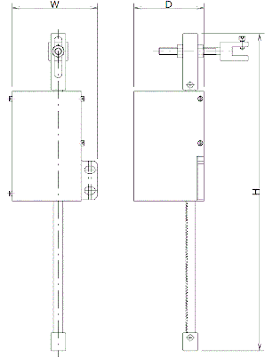 上昇距離計(ストロークゲージ) 図面 上昇距離計(ストロークゲージ) 図面